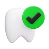 Checked Health Dental Care Check Mark Tooth